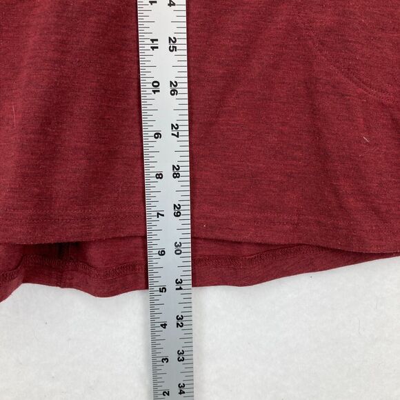 Duluth NoGa Hoodie Sweatshirt Women's Large‎ Red Wool Blend Lightweight Stretch - Picture 6 of 11